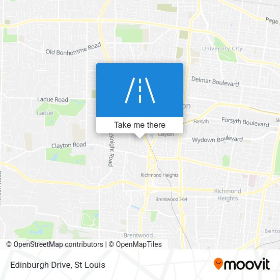 Mapa de Edinburgh Drive