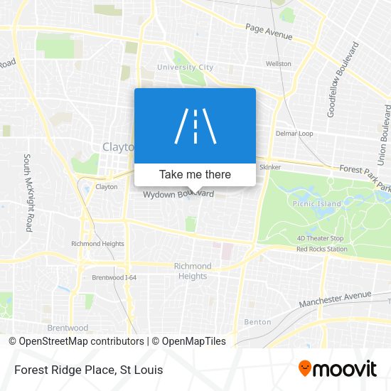Forest Ridge Place map