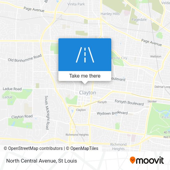 Mapa de North Central Avenue