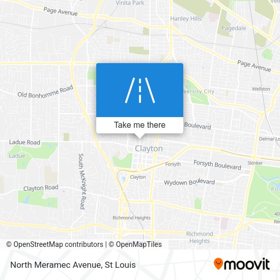 Mapa de North Meramec Avenue
