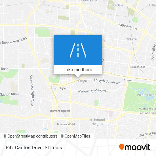 Mapa de Ritz Carlton Drive