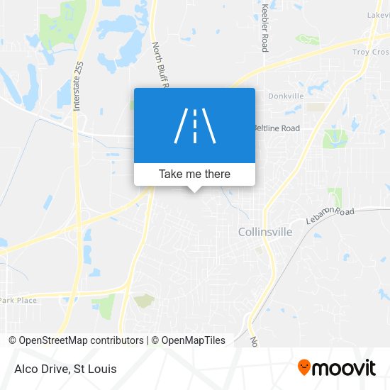 Mapa de Alco Drive