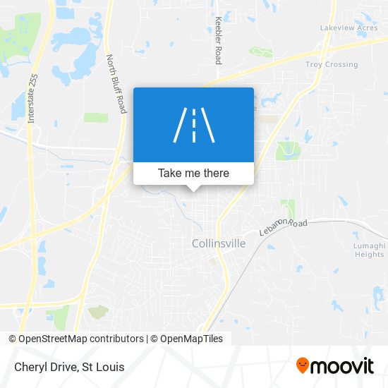 Cheryl Drive map