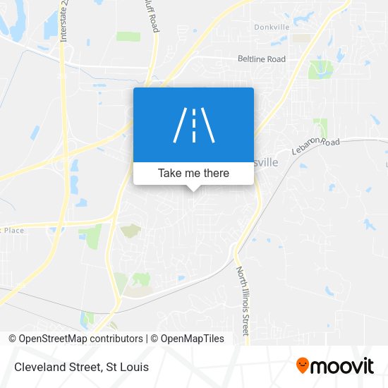 Mapa de Cleveland Street