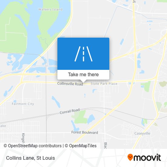 Mapa de Collins Lane