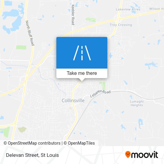 Mapa de Delevan Street