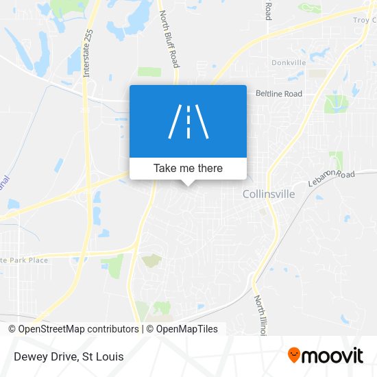 Mapa de Dewey Drive