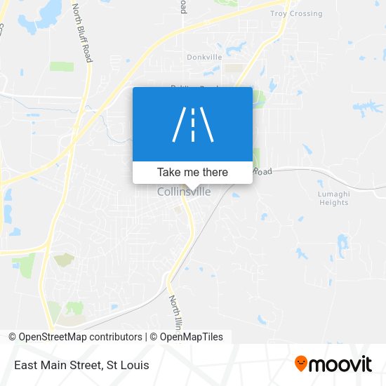 Mapa de East Main Street