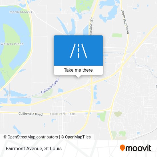 Mapa de Fairmont Avenue