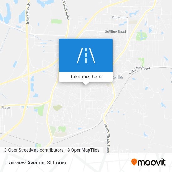 Fairview Avenue map