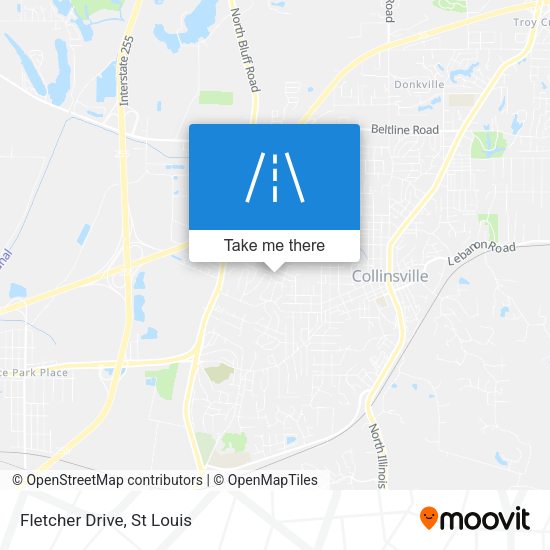 Mapa de Fletcher Drive