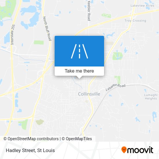 Mapa de Hadley Street