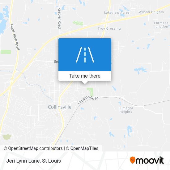 Mapa de Jeri Lynn Lane