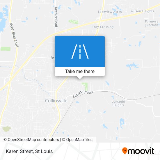 Mapa de Karen Street