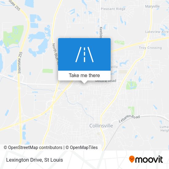 Lexington Drive map