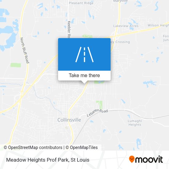 Mapa de Meadow Heights Prof Park