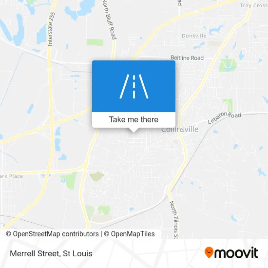 Merrell Street map