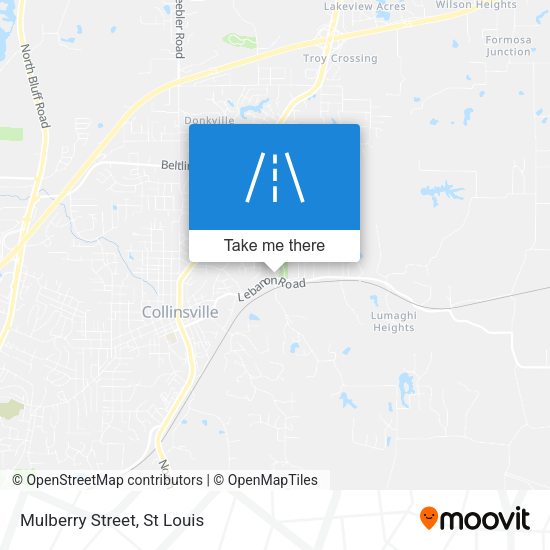 Mapa de Mulberry Street