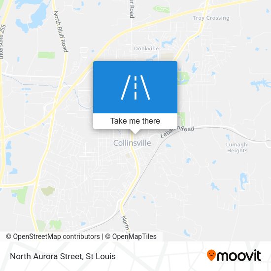 North Aurora Street map
