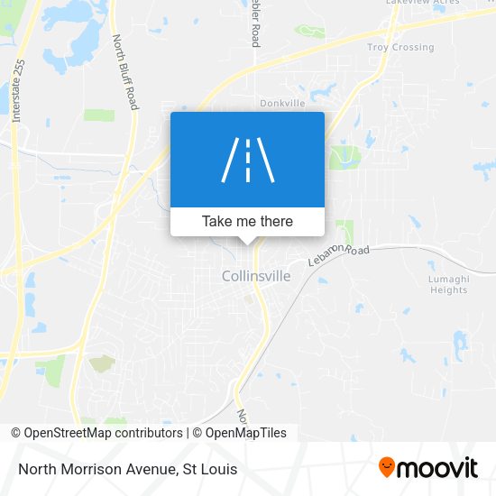 North Morrison Avenue map