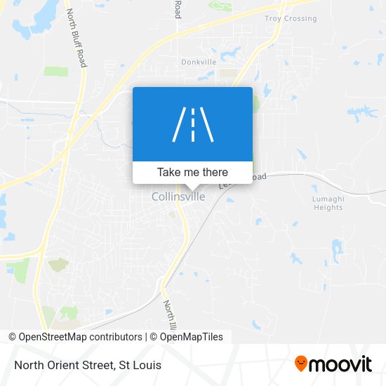 North Orient Street map
