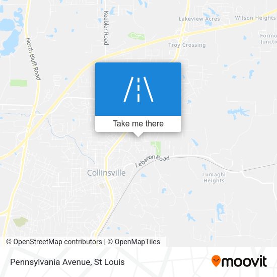 Pennsylvania Avenue map