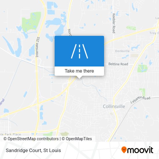 Mapa de Sandridge Court