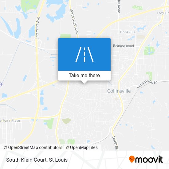 South Klein Court map