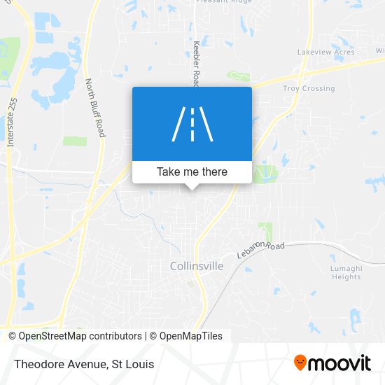 Mapa de Theodore Avenue