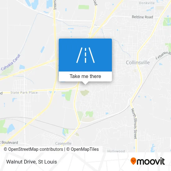 Walnut Drive map