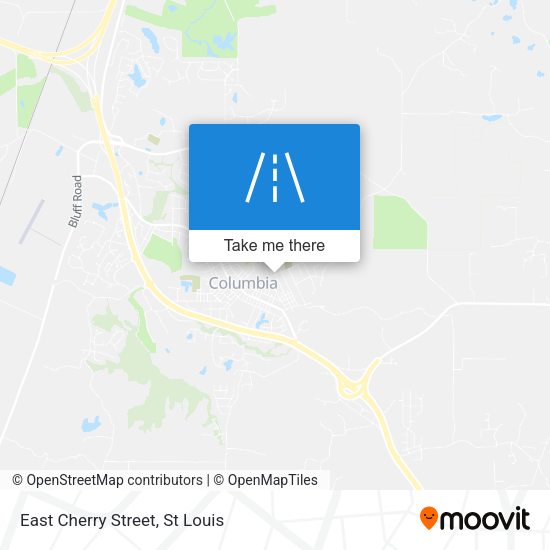 East Cherry Street map