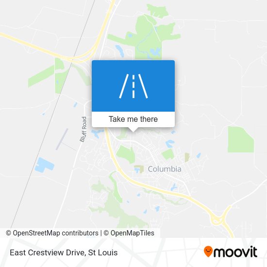 Mapa de East Crestview Drive