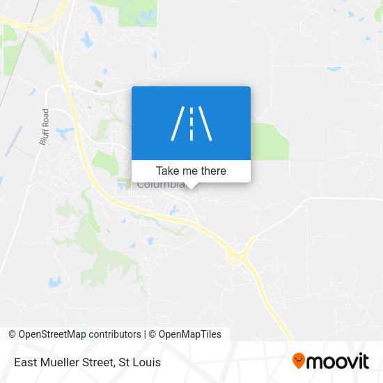 East Mueller Street map
