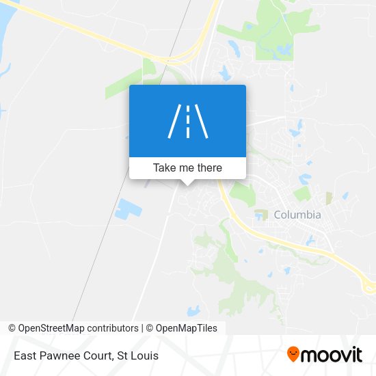 Mapa de East Pawnee Court