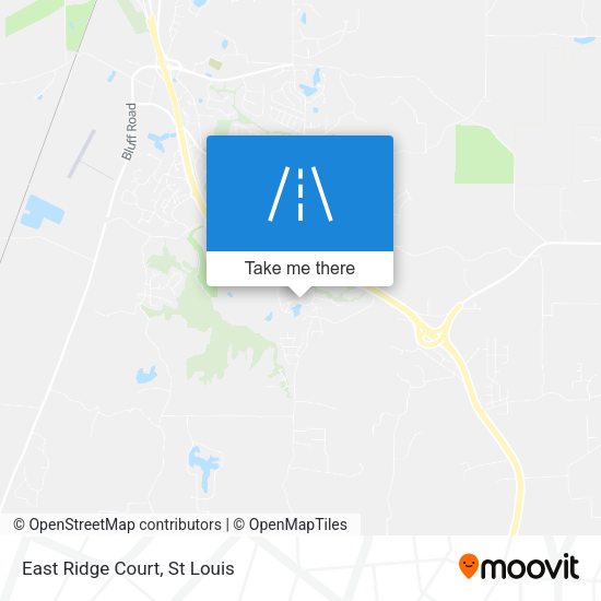 Mapa de East Ridge Court