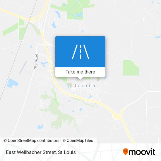 East Weilbacher Street map