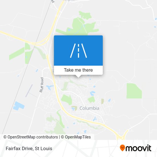 Mapa de Fairfax Drive