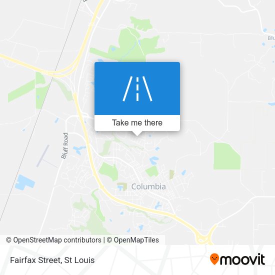 Mapa de Fairfax Street