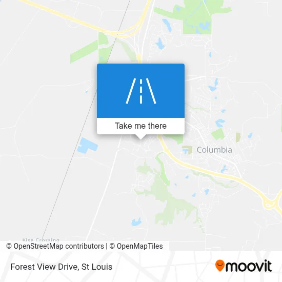 Forest View Drive map