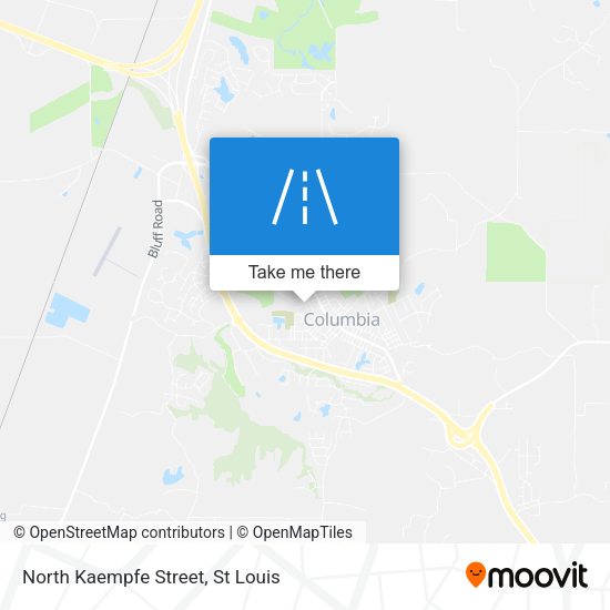 Mapa de North Kaempfe Street