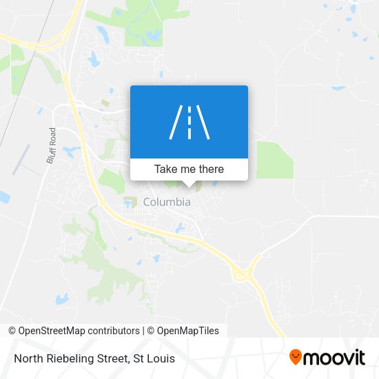 North Riebeling Street map