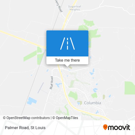 Mapa de Palmer Road