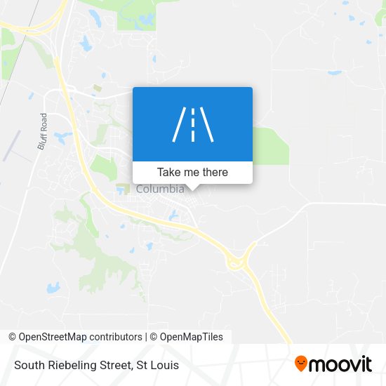 Mapa de South Riebeling Street