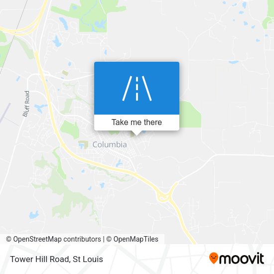 Tower Hill Road map