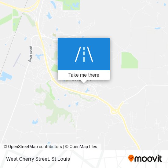Mapa de West Cherry Street