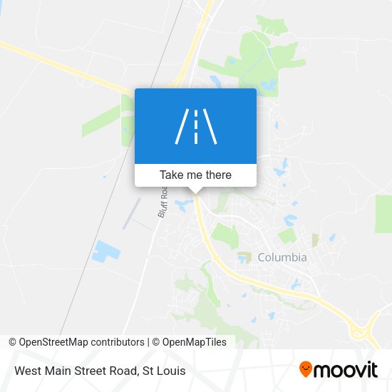 Mapa de West Main Street Road