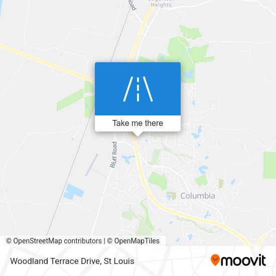 Woodland Terrace Drive map