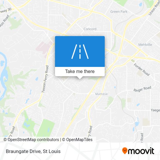 Mapa de Braungate Drive