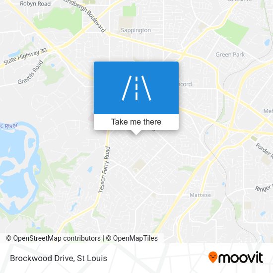 Brockwood Drive map