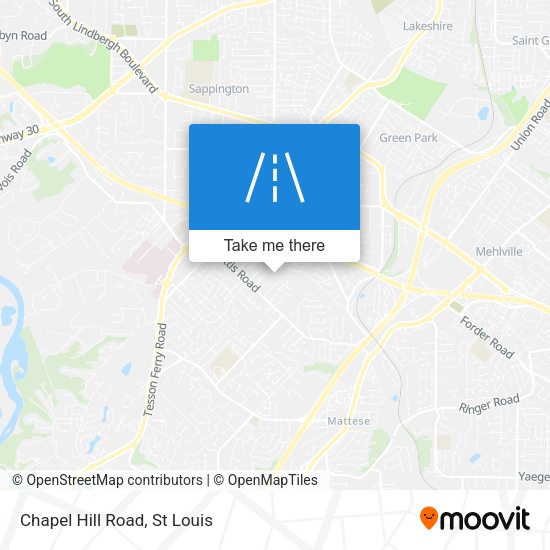 Mapa de Chapel Hill Road